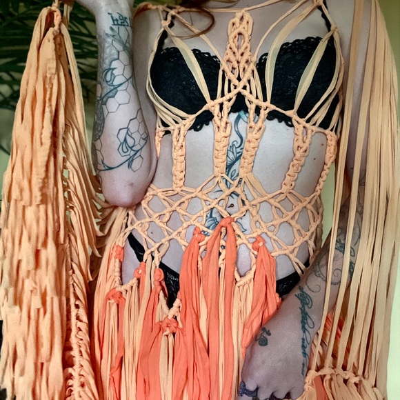 Handmade Macrame Dress - Picture 9 of 9